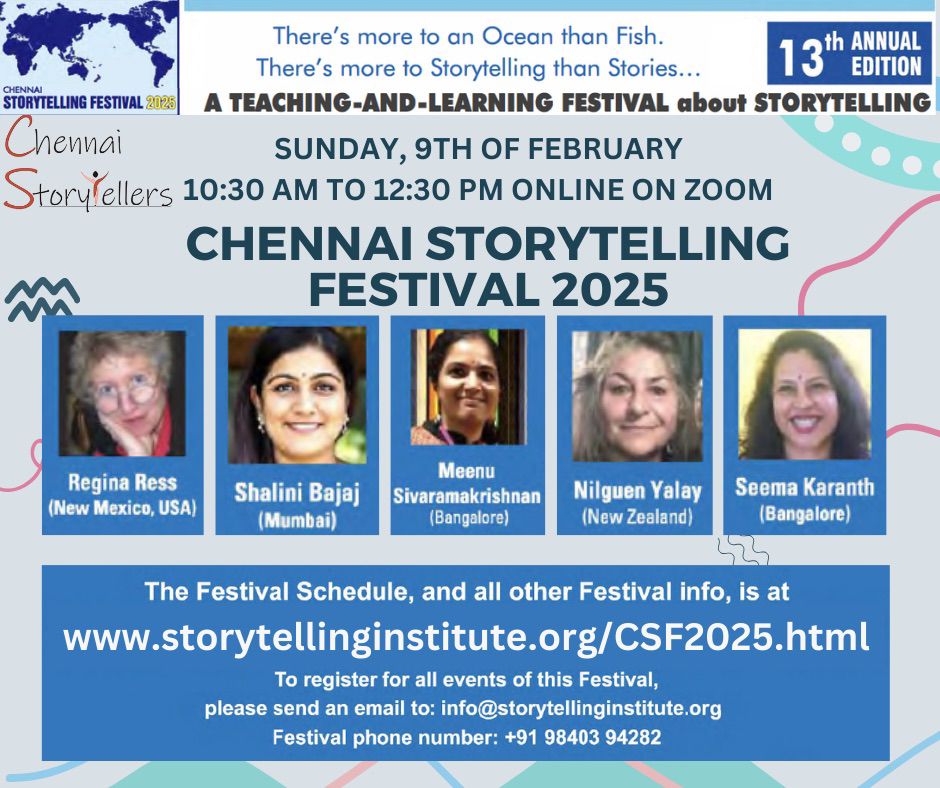 Chennai Storytelling Festival – Stories for Adults