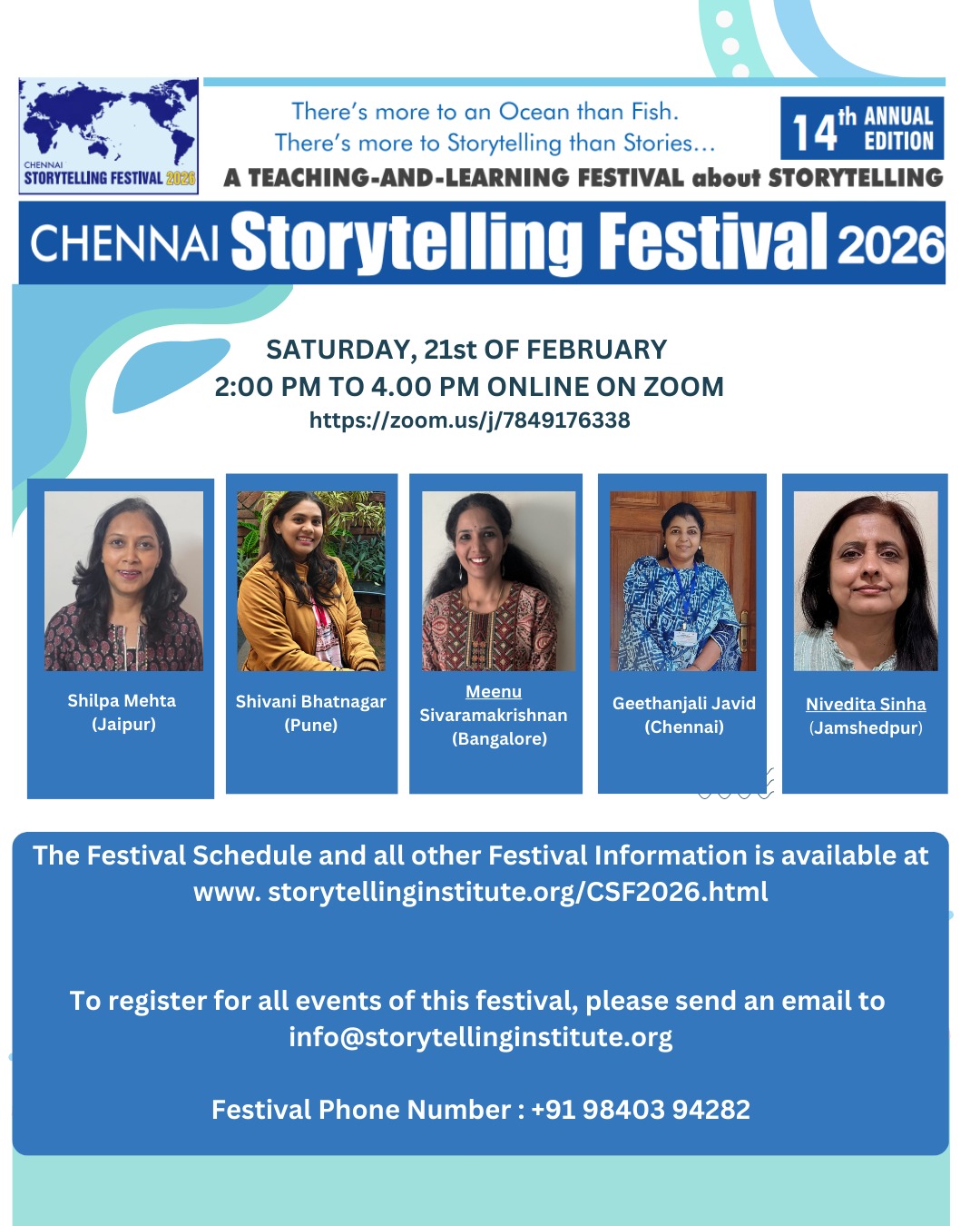 Chennai Storytelling Festival – Adults Segment